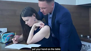 Lustful teacher robbed teen anal celibacy